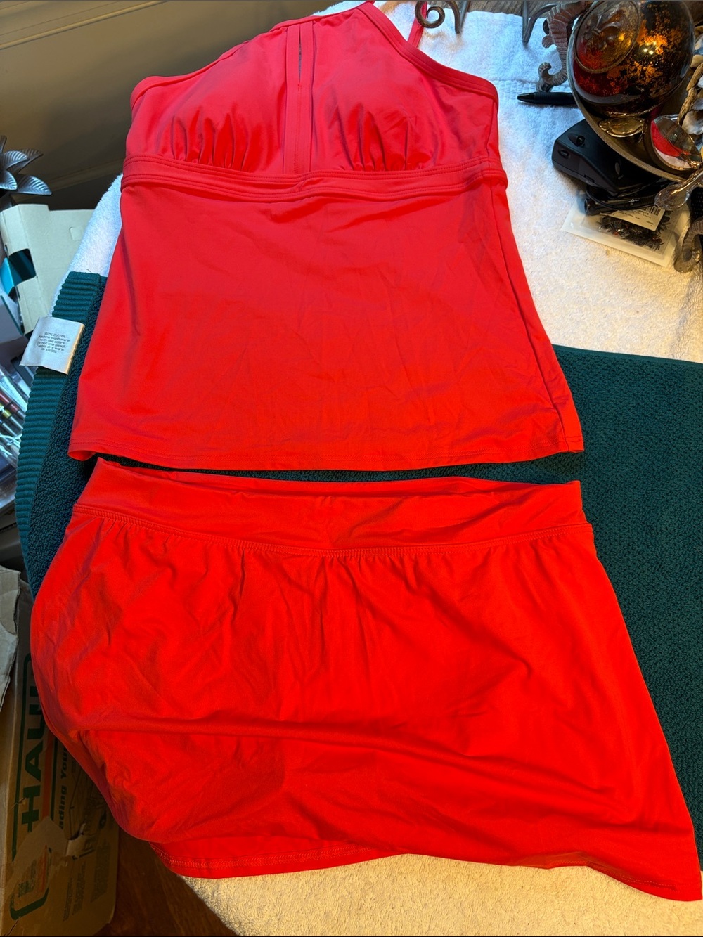 Lands End Women’s Tankini Set- Coral